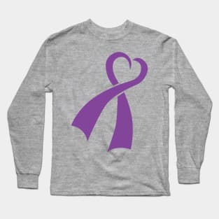 Heart Ribbon Long Sleeve T-Shirt